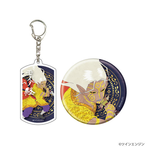 『モノノ怪』アクリルキーホルダー&缶バッジセット02/薬売り(ハイパーver.)(描き下ろしイラスト)